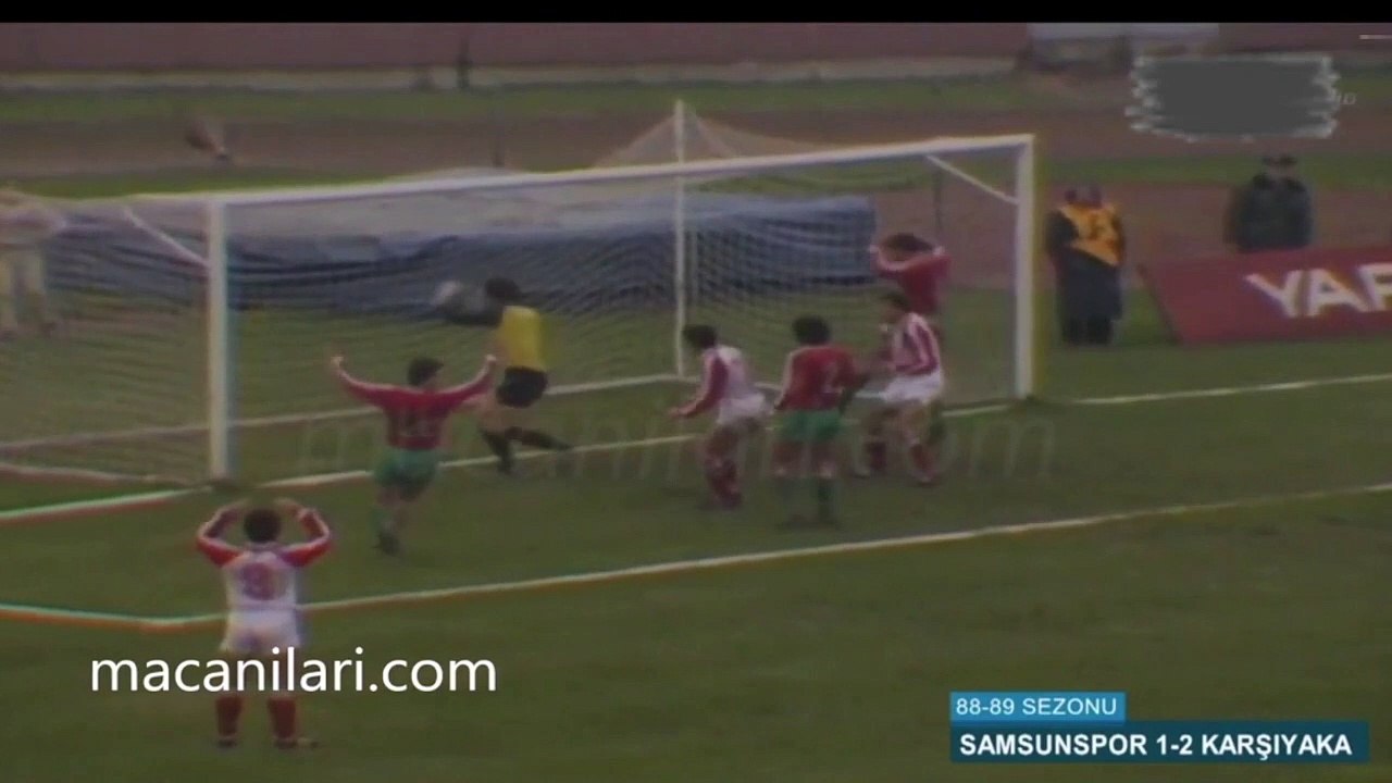 Samsunspor 1-2 Karşıyaka [HD] 18.12.1988 - 1988-1989 Turkish 1st League Matchday 18