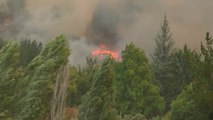 Siete muertos en los incendios que asolan Chile