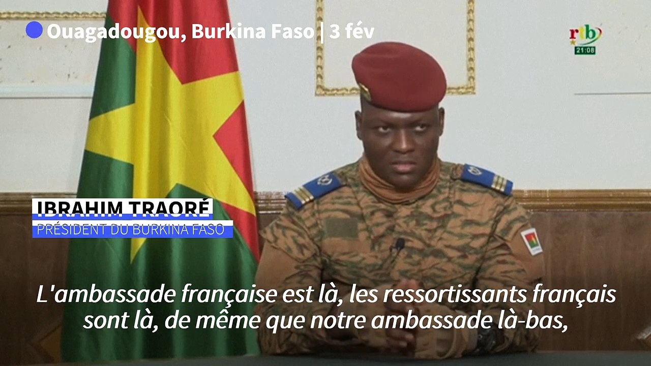 Burkina: le capitaine Traoré maintient les relations avec Paris