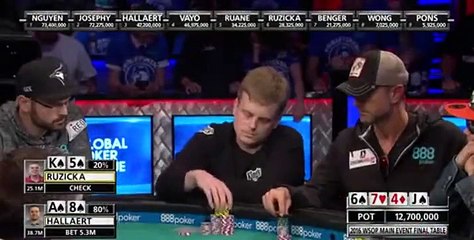 World Series Of Poker 2016 Main Event - Se1 - Ep15 HD Watch - Part 02