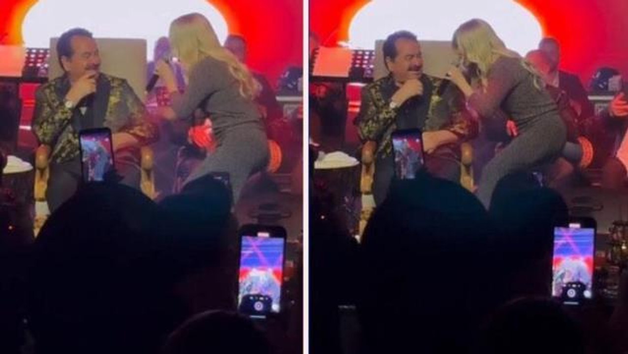 Sahnede duygusal anlar! Türkücü Ceylan söyledi, İbrahim Tatlıses hüngür hüngür ağladı