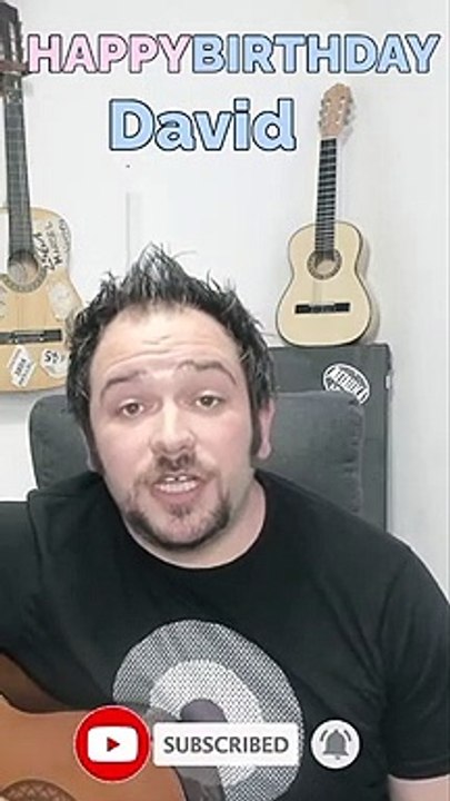 Happy Birthday, David! Geburtstagsgrüße an David