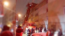 Elektrik tesisatından yangın çıktı: 10 kişi dumandan etkilendi