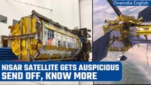 NASA-ISRO satellite gets 'auspicious' send-off before moving to India | Oneindia News