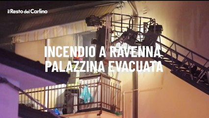 Download Video: Incendio a Ravenna: palazzina evacuata