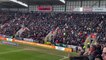 Sheffield United fans join Rotherham United supporters in minute's applause in memory of Henry Evans, 18