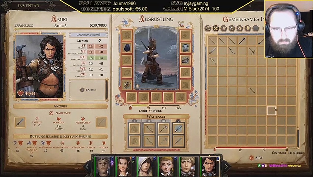 Zufallsbegegnung. Und Jagdwild! Pathfinder: Kingmaker #19