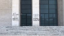 Cospito, anarchici in piazza: manifesti choc alla Sapienza