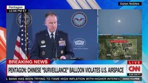 Pentagon rejects China's claim that suspected spy balloon is a weather device