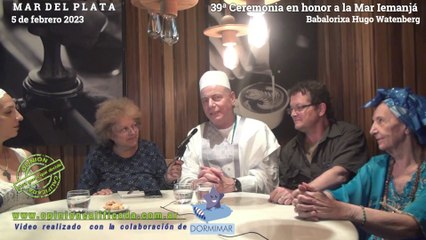 39ª Ceremonia en honor a la Mae JEMANJA 2023