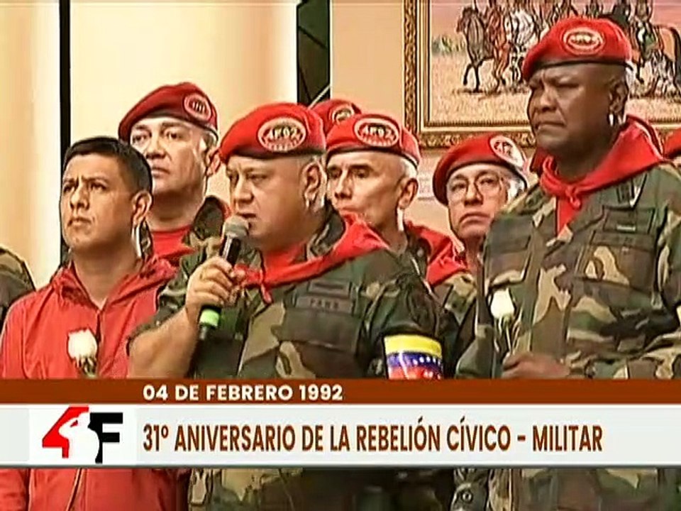 Patriotas del 4F conmemoran 31 años de la rebelión contra el sistema capitalista