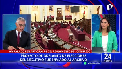 José Elice: “Comisión de Constitución pudo terminar el debate y aprobar dictamen con una advertencia”