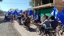 Sant Ravidas's cheers echoed in the vehicle rally