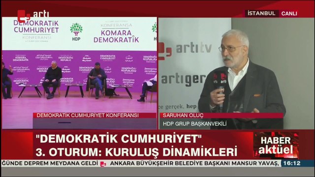 HDP Grup Başkanvekili Saruhan Oluç, 'Demokratik Cumhuriyet Konferansı'nı değerlendirdi