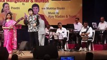 Bikhra Ke Zulfein Chaman Mein Na Jaana | Mukesh aur Lata Mangeshkar Ki Yaden | Mukhtar Shah & Sangeeta Melekar Live Cover Performing Romantic Love Song ❤❤ Saregama Mile Sur Mera Tumhara/मिले सुर मेरा तुम्हारा