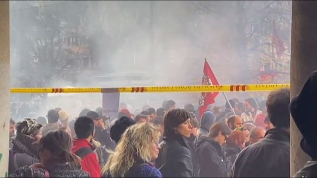 Cospito, corteo degli anarchici a Roma: Fuori tutti dal 41 bis