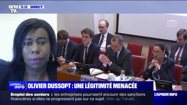 Soupçons de favoritisme contre Olivier Dussopt: Ça va être difficile pour lui de mener des discussions [sur la réforme des retraites] lorsqu'il y a des doutes sur sa probité , selon Dieynaba Diop