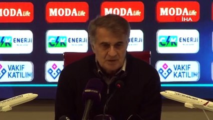 Şenol Güneş: Şampiyonluk yarışında yara aldık