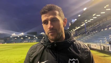 Watch: John Mousinho's post-match reaction