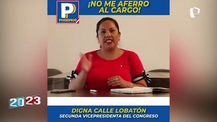 Digna Calle renunció a la vicepresidencia del Congreso