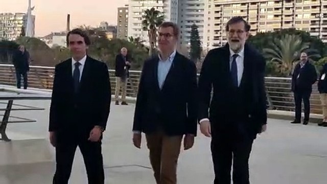 Alberto Núñez Feijóo hace precampaña en Valencia