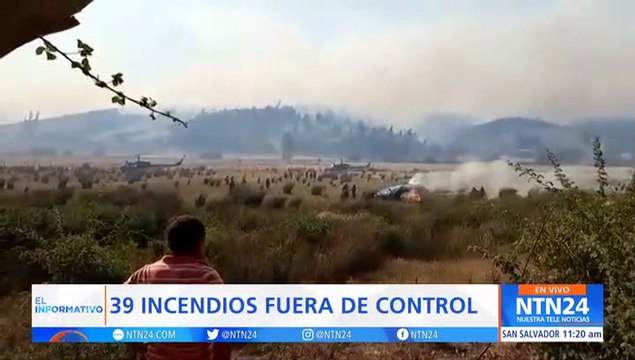 Ascendió la cifra de muertos por incendios forestales en zona centro sur de Chile