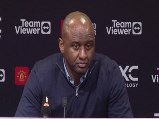 Vieira frustrated after Palace 2-1 Utd loss