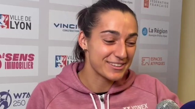 WTA - Open 6e Sens - Lyon 2023 - Caroline Garcia est en finale chez elle : Avant j'avais peur d'aller chercher le public, c'est nouveau et j'aime ça en fait !