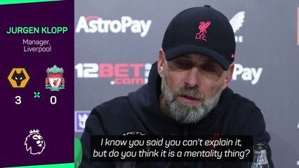Klopp refuses to speak to journalist after Wolves defeat