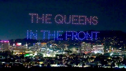 CBS Lights Up the Sky to Get Ready for the 65th Grammy Awards