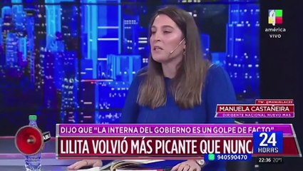 Activista argentina afirma que en Perú hubo un “golpe cívico militar”