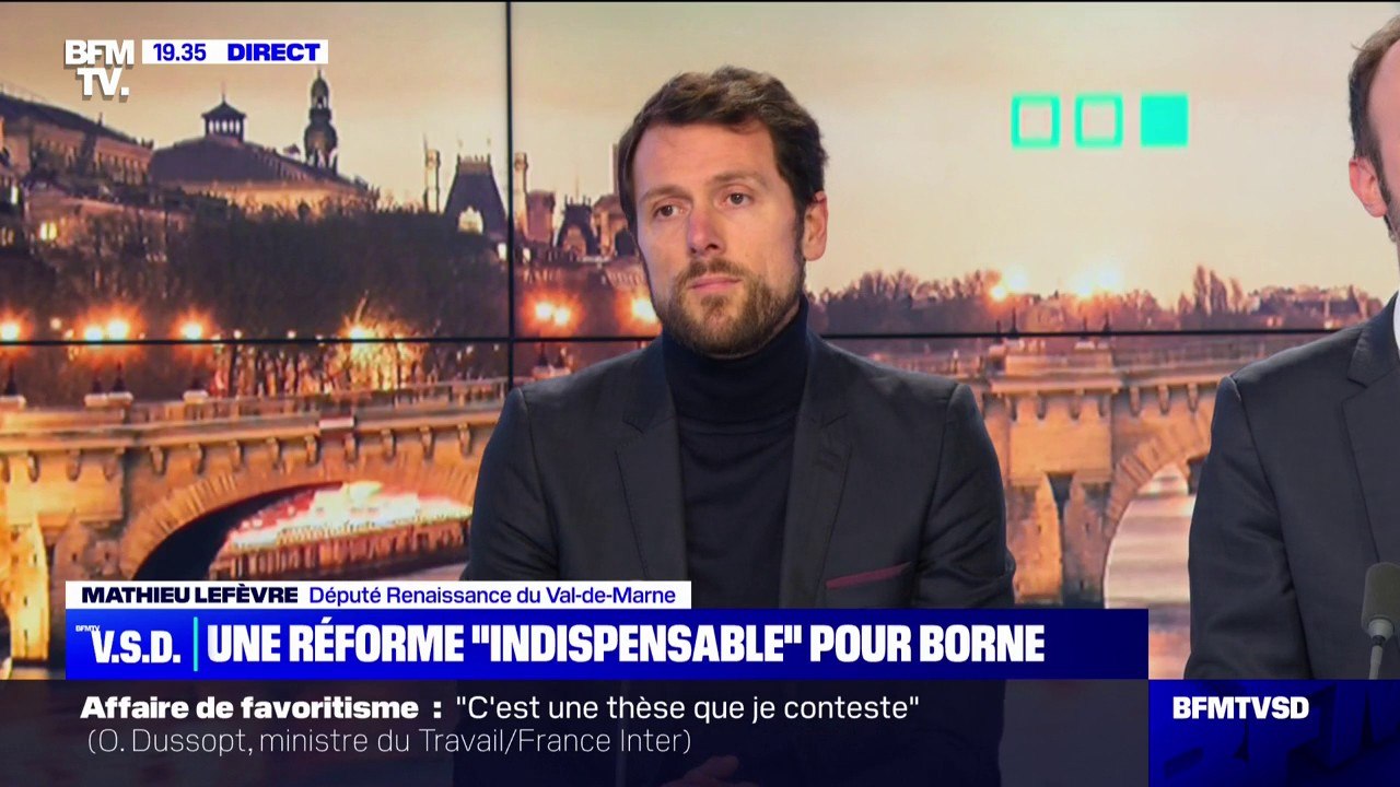 Mathieu Lefèvre (Renaissance) sur la réforme des "Si on nous fait des propositions qui sont contraires à ce que propose le président de la République, on ne pourra pas les accepter"
