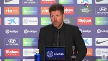 Rueda de prensa de Simeone, Atlético vs. Getafe jornada 20 LaLiga Santander