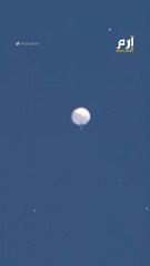 لحظة إسقاط الجيش الأمريكي المنطاد الصيني