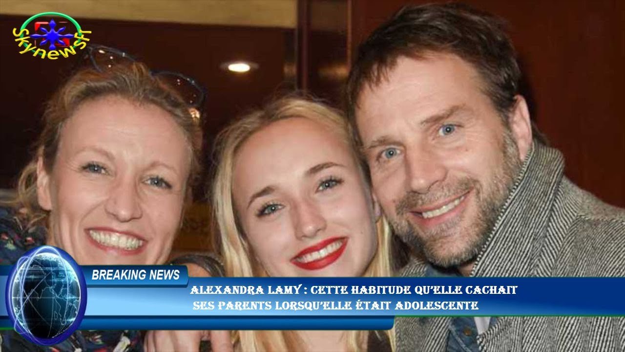 Alexandra Lamy : cette habitude qu’elle cachait  ses parents lorsqu’elle était adolescente