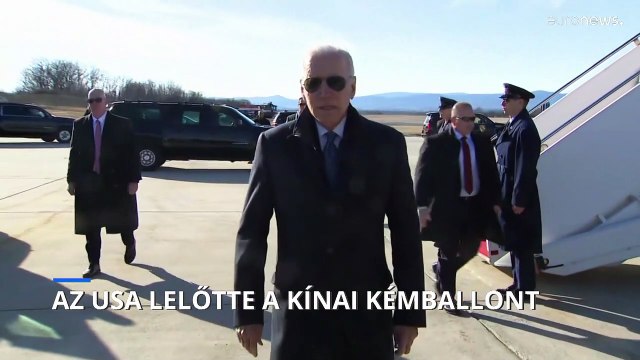 Az amerikai fegyveres erők lelőtték a kínai kém-léggömböt