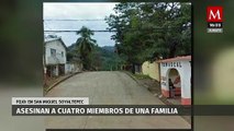 Civiles armados irrumpen en casa de Oaxaca y asesinan a 4 integrantes de una familia