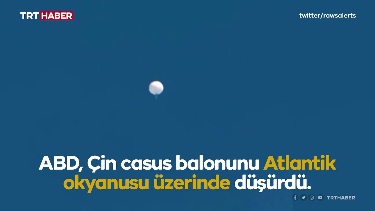ABD Çin 'casus' balonunu düşürdü