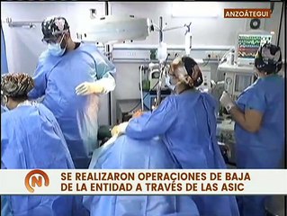 Activados más de 10 quirófanos para operaciones simultáneas en las ASIC de Anzoátegui