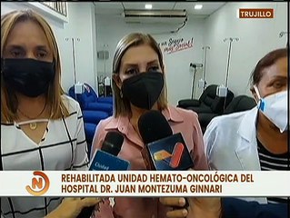Trujillo | Rehabilitada la unidad hemato-oncológica del Hospital Dr. Juan Montezuma Ginnari