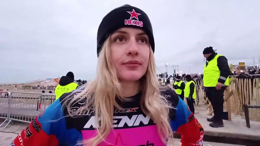 MOTO : Mathilde Denis, championne de France de course sur sable au Touquet