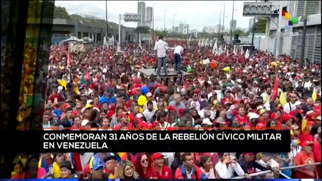 teleSUR Noticias 17:30 04-02: Venezuela conmemora 31 años de unión cívico-militar