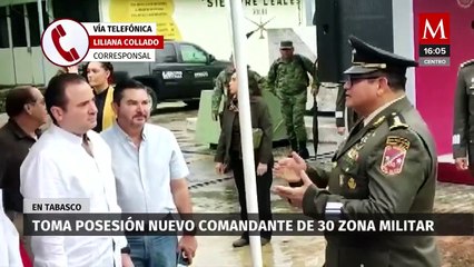 Héctor Francisco Morán González toma protesta como nuevo comandante militar en Tabasco