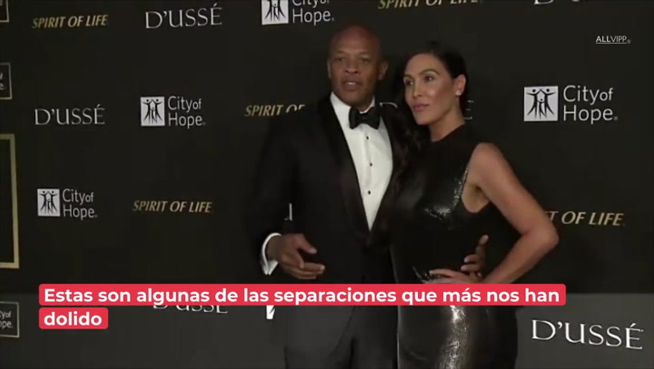 ¡También nos dolió! Rupturas de parejas famosas que NADIE vio venir