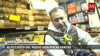 Download Video: En CdMx, disminuyen las ventas de huevo por el alza en los precios