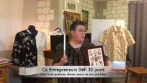 Atelier Broderie animé par Catherine BAILLERGEANT à l'association Coentrepreneurs