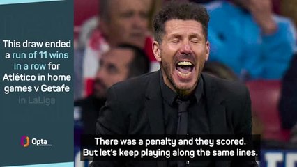 Penalty frustration for Simeone as Atlético held at home