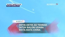 Detik-detik AS Tembak Jatuh Balon Udara Mata-mata China hingga Jatuh ke Laut