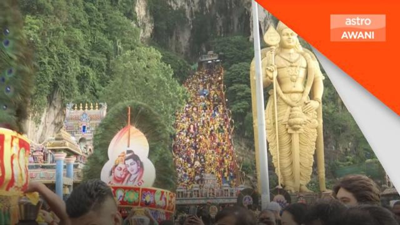Thaipusam | Sambutan di Batu Caves meriah