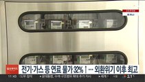 전기·가스 등 연료물가 32%↑…외환위기 이후 최고